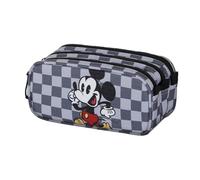 Mickey Mouse Move-Fan Trick Pencil Case 2.2, Grey, 23 x 11 cm