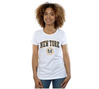 Mickey Mouse New York Seal Cotton T-Shirt Disney White L