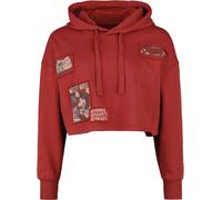 Mickey Mouse No Shoes No Shorts No Mickey Hoodie burgundy XXL