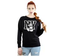 Mickey Mouse NY Kicking Sweatshirt Disney Black M