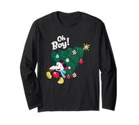 Mickey Mouse Oh Boy Christmas Long Sleeve T-Shirt