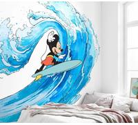 Baby boy Wallpaper Mural 300x280 cm giant picture Mickey Mouse Surfing Disney