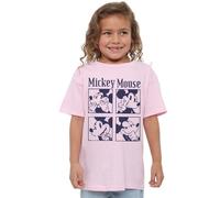 Mickey Mouse Pixelated Girls T Shirt, Pink, 12-13 Years