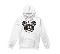 Mickey Mouse Pumpkin Head Mens Hoodie White Mickey Mouse White S