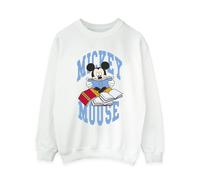 Mickey Mouse Reading Books Sweatshirt Disney White S