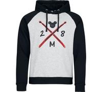 Mickey Mouse Rock out loud Hoodie grey black XXL