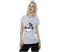 Mickey Mouse Scared Cotton T-Shirt Disney Grey XXL