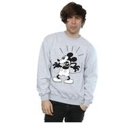 Mickey Mouse Scared Sweatshirt Disney Grey XL
