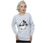 Mickey Mouse Scared Sweatshirt Disney Grey XXL