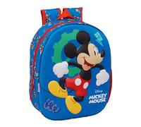 MICKEY MOUSE - School Backpack, with 3D Design, Ideal for Children of Different Ages, Comfortable and Versatile, Quality and Resistance, 27 x 10 x 33 cm