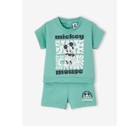 Mickey Mouse Shorts & T-Shirt Set for Babies mint green