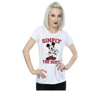 Mickey Mouse Simply The Best Cotton T-Shirt Disney White M