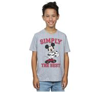 Mickey Mouse Simply The Best T-Shirt Disney Grey 9 Years