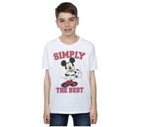 Mickey Mouse Simply The Best T-Shirt Disney White 5-6 Years