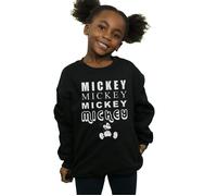 Mickey Mouse Sitting Sweatshirt Disney Black 5-6 Years