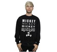 Mickey Mouse Sitting Sweatshirt Disney Black M