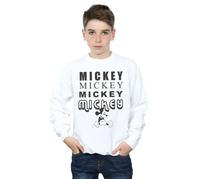 Mickey Mouse Sitting Sweatshirt Disney White 7-8 Years