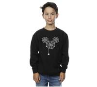Mickey Mouse Spider Web Head Sweatshirt Disney Black 12-13 Years