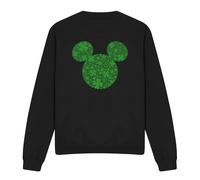 Mickey Mouse St Patrick's Day Shamrock Ears Sweatshirt Black Black