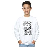 Mickey Mouse Steamboat Willie Sweatshirt Disney White 12-13 Years