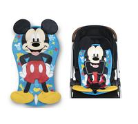 Mickey Mouse Stroller Seat Pad by Delta Children - Universal Stroller Seat Cushion/Liner for Infants and Toddlers - Machine Washable Blue