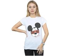 Mickey Mouse Sunglasses Cotton T-Shirt Disney White M