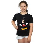 Mickey Mouse Surprised Cotton T-Shirt Disney Black 5-6 Years