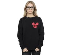 Mickey Mouse Symbol Sweatshirt Disney Black L