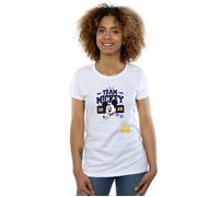 Mickey Mouse Team Mickey Cotton T-Shirt Disney White XL