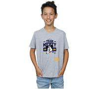 Mickey Mouse Team Mickey T-Shirt Disney Grey 9 Years