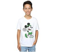 Mickey Mouse Tennis T-Shirt Disney White 9 Years