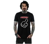 Mickey Mouse Thumbs Up T-Shirt Disney Black XXL