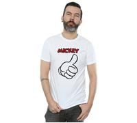 Mickey Mouse Thumbs Up T-Shirt Disney White XXL
