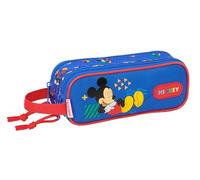 MICKEY MOUSE TODAY - Double Child's Pencil Case, Children's Pencil Case, Ideal for School Age Children, Comfortable and Versatile, Quality and Resistance, 21 x 6 x 8 cm