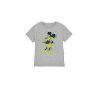 Mickey Mouse Trippy Kids T-Shirt Light Grey | Size: 7-8 Years Mickey Mouse Light Grey 7-8 Years