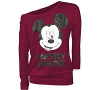Mickey Mouse Twinkle Long-sleeve Shirt red L