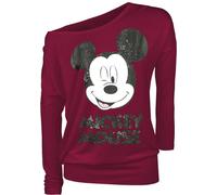 Mickey Mouse Twinkle Long-sleeved Top red XXL