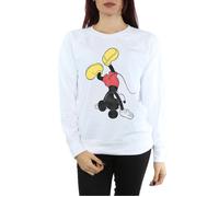 Mickey Mouse Upside Down Sweatshirt Disney White S