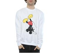 Mickey Mouse Upside Down Sweatshirt Disney White XL