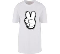 Mickey Mouse Victory - Oversized T-Shirt white XXL