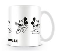 Mickey Mouse Mug Pyramid MG24030, Porcelain, Multi-Colour, Vintage