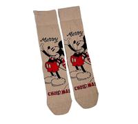 Mickey Mouse Vintage Xmas Mens Socks 6-10 UK / 39-44 Eur / 7-11 US