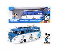 Mickey Mouse & Volkswagen T1 Bus With Figure 1:24 Model JADA TOYS