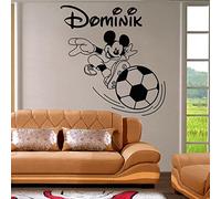 Mickey Mouse Wall Sticker Personalized Wall Sticker Child's Name and Mickey Mouse. Wall Sticker with The Name of a Child and Mickey Mouse. A Beautiful Wall Decoration with The Name of a Child