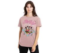 Mickey Mouse Womens Alpine Vibes Ladies Shirt, Pink, Pink, M UK