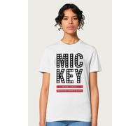 Mickey Mouse Women's Disney Nineteen Twenty Eight Relaxed Fit T-Shirt in White | Size: Large Mickey Mouse White L