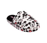 Mickey Mouse Womens/Ladies All Over Logo Slippers NS6763