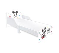Mickey Mouse Wooden Junior Toddler Bed - White