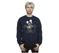 Mickey Mouse Xmas Jumper Sweatshirt Disney Navy XL