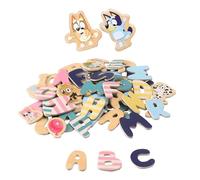 Micki Bluey Magnetic Letters and Numbers Set - Educational Magnetic Toy for Kids Includes Cartoon Characters Perfect for Ages 3+ Colourful and Safe Materials